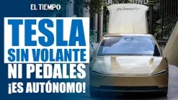 Tesla unveils the Cybercab, its robotaxi with no steering wheel or pedals | EL TIEMPO