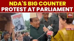 'Rahul Gandhi Jawab Do!' NDA's Big Counter-Protest At Parliament | Jharkhand Row | India Today