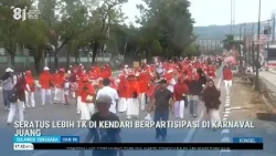 OVER 100 KINDERGARTENS IN KENDARI PARTICIPATE IN THE STRUGGLE CARNIVAL