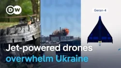 Russia steps up attacks against Ukraine with new jet-powered drones | DW News