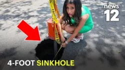 ‘Somebody could get hurt’: Brooklyn neighbors sound alarm over growing sinkhole