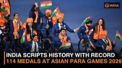 India Scripts History with Record 114 Medals at Asian Para Games 2026