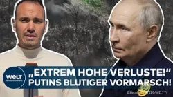 RUSSIA'S WAR: "Extremely high losses!" – Putin imagined this offensive very differently!