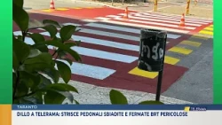 TARANTO DILLO A TELERAMA: STRISCE PEDONALI SBIADITE E FERMATE BRT PERICOLOSE