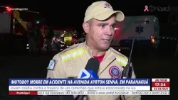 DELIVERY RIDER DIES IN ACCIDENT ON AYRTON SENNA AVENUE IN PARANAGUÁ