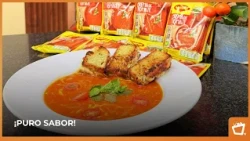 Maggi Tomato Soup in a few steps