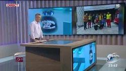 Mircea Badea amused by the appearance of a black cat in the subway tunnels