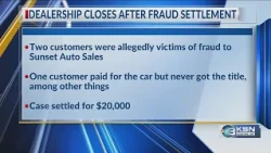 Wichita car dealership forced to close after $20K settlement in fraud case