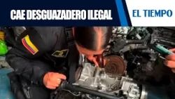 Illegal Chop Shop Dismantled in Antonio Nariño with Thirteen Engines | EL TIEMPO