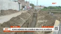 Moche: Residents uneasy about construction work on Las Américas Avenue