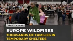 Wildfires rage across France and Spain as thousands flee and flames spread