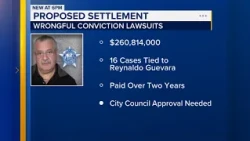 Chicago proposes settlement over $260M for cases tied to disgraced former CPD Detective Guevara