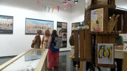 Exposició a Amics de les Arts sobre la Setmana de Jocs al Carrer
