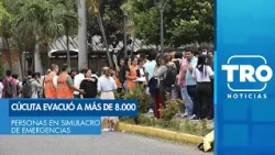 Cúcuta evacuó a más de 8.000 personas en simulacro de emergencias