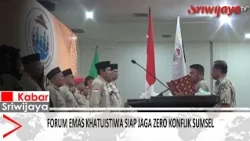 Forum Emas Katulistiwa Ready to Maintain Zero Conflict in South Sumatra