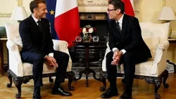 Macron and Burnham hail stronger UK-France ties at Downing Street talks