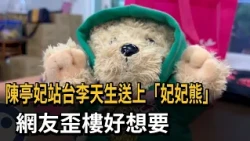 陳亭妃站台李天生送上「妃妃熊」　網友歪樓好想要－民視新聞
