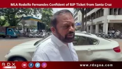 MLA Rodolfo Fernandes Confident of BJP Ticket from Santa Cruz