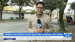 SPEED BUMPS INSTALLED AT INTERSECTION OF RUA PROFESSOR CLETO AND RUA MANOEL PEREIRA IN PARANAGUÁ