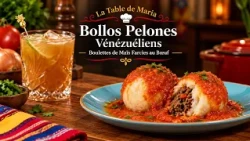 La Table de Maria: Bollos Pelones Vénézuéliens | Boulettes de Maïs Farcies au Bœuf