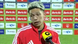 I Liga (#9) | Santa Clara 1-2 Benfica: Flash Interview Prestianni