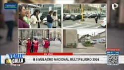 Se realizó el II Simulacro Nacional Multipeligro 2026