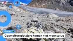 Glaciers in Switzerland lost meters of ice due to hot summer