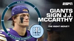 Was trading for QB J.J. McCarthy the right move for the Giants? 🤨 | Big Day with Peter Schrager