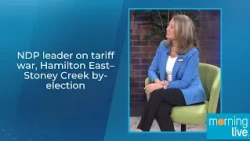 NDP leader on tariff war, Hamilton East–Stoney Creek by-election