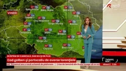 METEO. Cod galben și portocaliu de averse torențiale