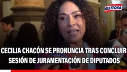 🔴Congresswoman Cecilia Chacón on the presidency of the directive board: "Whoever has the votes wi...