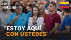 María Corina Machado regresa a Venezuela | RTVE Noticias