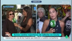 Marina Valdés habla con la mujer que la protegió en la manifestación de Ceuta - Más Vale Tarde