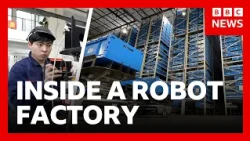 Inside the Chinese factory using robots to power online shopping | BBC News