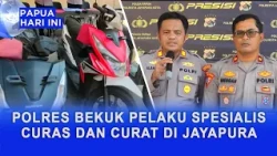 JAYAPURA CITY POLICE ARREST SPECIALIST IN ROBBERY AND BURGLARY, ONE VICTIM SUSTAINS SEVERE INJURIES
