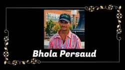 Death Announcement - Bhola Persaud