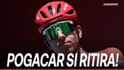SHOCKING news at the Vuelta! POGACAR crashes and is forced to withdraw during stage 8