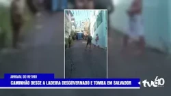 TVE NEWS 28/08/2026 TRUCK OVERTURNS IN ARRAIAL RETIRO