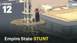 Daredevil proposal atop at Empire State Building ends in arrest