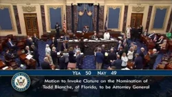 Sen. Collins speaks on vote against Todd Blanche for U.S. Attorney General