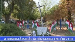 A bombatámadás áldozataira emlékeztek