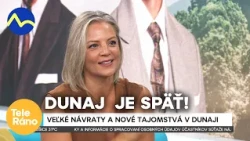 Nové výzvy pre Terezu: Barbora Chlebcová o novej sérii Dunaj, k vašim službám | Teleráno