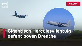 Air Force mega cargo plane conducts exercises over Northern Netherlands | RTV Drenthe