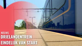 Drielandentrein eindelijk van start