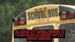 Talladega City Schools plan to fix bus route woes