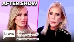 Vicki On Tamra Sharing Her Health News: "Gossip Queen" | RHOC After Show (S20 E13) Pt 2 | Bravo