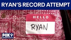 Minnesota gathers hundreds of people named Ryan for world record attempt