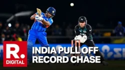 India Script Record Chase To Beat New Zealand In Christchurch