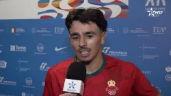 Mediterranean Games "Taranto 2026".. Moroccan wrestler Yazid Gharbi after winning the bronze medal