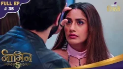 Naagin S5 | Bani Sees Veer, Jay and Meera Drowning | Full Ep - 35 | Colors Rishtey